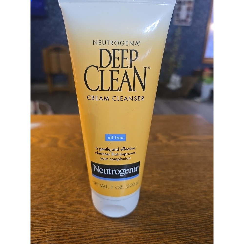 Neutrogena Deep Clean Cream Cleanser Oil Free Gentle And Effective 7‎ Oz